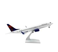 Scale Airplane 1:130 30CM For Delta B737 Decorative Aircraft Model Airplane Science Popularization Prop Suitable for decoration
