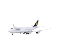 Scale Airplane 1/150 For B747 Lufthansa Airplane Model With Wheel Landing Gear Resin Plane Window Show Item Suitable for decoration(No light)
