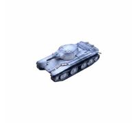 Scale BT-7 Model Tank Miniature Authentic Collectible Display Figure Tracked Body Suitable for Home Office Shelf, White