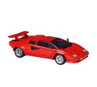 scale car model 1:24 For Lamborghini Countach LP5000s Sports Car Metal Static Vehicle Die-cast Finished Model Car collect vehicles (Color : Red)