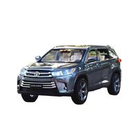 Scale Car Model 1:32 For Highlander SUV Alloy Car Die-cast Metal Real Put In Bookcase Suitable Display(Grey)