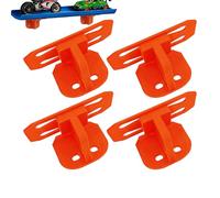 Scale Cars Single Lane, Wall Mounted Display, 2.64 x 1.42 x 1.18 Inches 3D Printed Hangable Rack, Vehicle Toy Organizer for Automotive Trucks Home Bedroom Automotive Collection