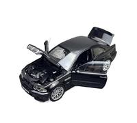 Scale Die-Cast Metal 1:18 For BMW M3 CLS E46 Full Alloy Die-cast Car Model Collection Souvenir Black For Vehicles Fans