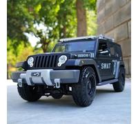 Scale Die-Cast Metal 1 18 For Jeep Wrangler Rubicon Alloy Rescue Concept Car Model Die Cast Metal Off Road Vehicle Car Model For Vehicles Fans