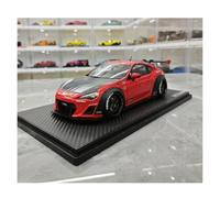 Scale Die-Cast Metal 1 18 For Toyota 86 Wide Body Nation Simulation Resin Car Model Collection Ornaments Modification For Car Model Fans(Red)