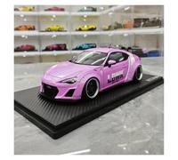 Scale Die-Cast Metal 1 18 For Toyota 86 Wide Body Nation Simulation Resin Car Model Collection Ornaments Modification For Car Model Fans(Pink)