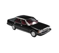 Scale Die-Cast Metal 1:18 For Toyota Crown MS122 Seventh Generation Alloy Full Open Car Model White Enthusiast Decoration For Vehicles Fans(Black with red interior)