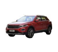 Scale Die-Cast Metal 1:18 Scale For T-ROC SUV 2018 Alloy Off-road Vehicle Model Hobby Collection Toys Car Red Yellow Souvenir For Vehicles Fans(Red)