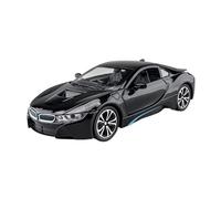 Scale Die-Cast Metal 1:22 For BMW I8 Sports Car Model Metal Racing Collection Cool Toy Vehicle For Vehicles Fans(Black)