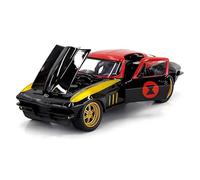 Scale Die-Cast Metal 1:24 For Chevrolet Corvette 1966 Diecasts Toy Vehicles Theme Party Scene Decoration Model Car For Vehicles Fans
