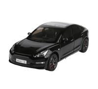 Scale Die-Cast Metal 1 24 For Tesla Model 3 Scale Car Model Die-cast Metal Model Simulation Vehicle Sound And Light Toy For Vehicles Fans(Grey)