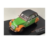 Scale Die-Cast Metal 1/43 For CITROEN 2CV DEUCHIE Green Alloy Die-cast Car Model Static Home Decorations For Vehicles Fans