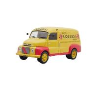 Scale Die-Cast Metal 1:43 For FIAT 615 FURGONE 1953 Yellow Alloy Van Model Car Adult Souvenir Classic Advertising Car For Vehicles Fans