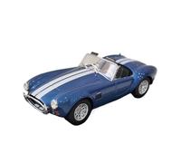 Scale Die-Cast Metal 1/43 For Ford Shelby COBRA 427 1965 Blue Classic Sports Car Model Convertible Alloy Toy For Vehicles Fans