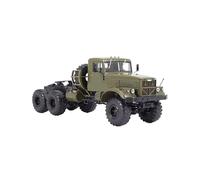 Scale Die-Cast Metal 1/43 For Heavy Duty Tractor KRAZ-255V Rocket Launcher Transport Vehicle Car Model Ornaments For Vehicles Fans