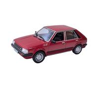 Scale Die-Cast Metal 1:43 For Mazda 323 Familia 1980 Red Car Model Alloy Casting Sand Table Decoration Toy For Vehicles Fans