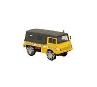 Scale Die-Cast Metal 1/43 For Pinzgauer Multifunctional Yellow Resin Military Truck Model Car Collectible Auto Toy For Vehicles Fans