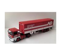 Scale Die-Cast Metal 1/43 For TR260 Red Tractor Truck Container Model Front Alloy Toy Can Simulate Game For Vehicles Fans