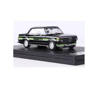 Scale Die-Cast Metal 1:64 For BMW 2002 Turbo Alloy Car Model Static Metal Ornaments Collection Black For Vehicles Fans(Silver)