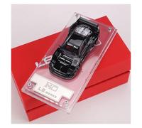Scale Die-Cast Metal 1:64 For Ferrari F40 Supercar LBWK Modified Open Cover Version Alloy Car Model Yellow For Vehicles Fans(Black)