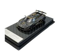 Scale Die-Cast Metal 1:64 For Koenigsegg Agera RS Golden Phoenix Black Gold Line Resin Car Model Ornaments For Vehicles Fans