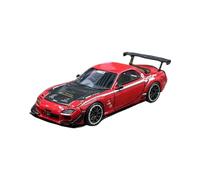 Scale Die-Cast Metal 1:64 For RX7 FD3S Devil Resin Car Model Red Static Display Hobby Collection Souvenir For Vehicles Fans