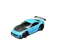 Scale Die-Cast Metal 1:64 For Toyota GR86#873 Wide Body Modified Blue Metal Casting Ornaments Model Car For Vehicles Fans
