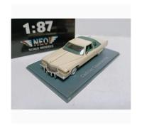 Scale Die-Cast Metal 1:87 Scale For Cadillac Coupe Deville White Resin Simulation Car Model Static Collection Decorated Holiday Toys For Vehicles Fans