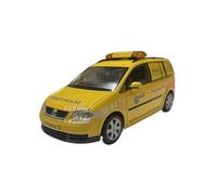 Scale Die-Cast Metal Die-cast 1:24 Scale For Volkswagen Touran Dutch Roadside Assistance Alloy Car Model Yellow For Vehicles Fans