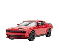 Scale Diecast Car 1:32 For Dodge Challenger Hellcat Redeye Alloy Muscle Car Model With Sound And Light Ornament Car Model Collectible Model vehicle (Color : C)