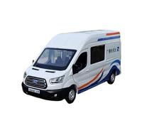 Scale Diecast Car 1:34 For FORD Transit Alloy Multi-Purpose Vehicles Car Model Metal Car Model With Sound And Light Collectible Model vehicle (Color : A)