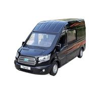 Scale Diecast Car 1:34 For FORD Transit Alloy Multi-Purpose Vehicles Car Model Metal Car Model With Sound And Light Collectible Model vehicle (Color : D)