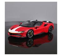 Scale Diecast Model 1 18 For Ferrari SF90 Stradale Spider convertible sports car simulation alloy full door scale car model Pre-Built Model Motor Vehicles(2)