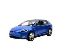 Scale Diecast Model 1:18 For Tesla Model X Resin Car Model Tesla Metal Ornaments Collection Decoration Model Pre-Built Model Motor Vehicles
