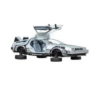 Scale Diecast Model 1 24 Alloy Model Car For DMC-12 DeLorean Back To The Future Time Machine Metal Toy Car Collection Pre-Built Model Motor Vehicles(Back to the Future 4)