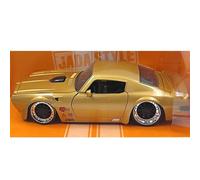 Scale Diecast Model 1:24 For Jada Pontiac Firebird Gold Sports Car Model Die-Cast Cars Home Desktop Decoration Pre-Built Model Motor Vehicles