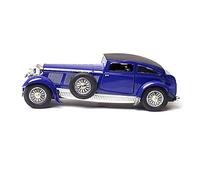 Scale Diecast Model 1 28 High Imitation Alloy Model Car For Continental 8L Classic Car Sound And Light Metal Car Toy Diecast Car Pre-Built Model Motor Vehicles(Blue)