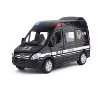 Scale Diecast Model 1 32 For Ambulance Fire Engine Police Car Diecast Alloy Auto Model With Light Pull Back Pre-Built Model Motor Vehicles(C)