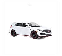 Scale Diecast Model 1 32 For HONDA CIVIC TYPE-R Metal Diecast Car Model Sound Light Collection Car Toys Pre-Built Model Motor Vehicles(A)