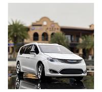 Scale Diecast Model 1 32 Scale For Chrysler Grand Voyager MPV Sound And Light Car Model Kit Alloy Diecast Simulation Car Pre-Built Model Motor Vehicles(White)
