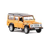 Scale Diecast Model 1 36 Scale High Imitation Alloy Model Car For Land Defender SUV Pull Back Metal Car Toy Diecast Car Pre-Built Model Motor Vehicles(Orange-b)