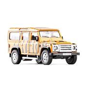 Scale Diecast Model 1 36 Scale High Imitation Alloy Model Car For Land Defender SUV Pull Back Metal Car Toy Diecast Car Pre-Built Model Motor Vehicles(Orange-a)