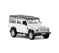 Scale Diecast Model 1 36 Scale High Imitation Alloy Model Car For Land Defender SUV Pull Back Metal Car Toy Diecast Car Pre-Built Model Motor Vehicles(White-b)