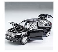 Scale Diecast Model Alloy Model Car Collection Toy 1 32 Simulation Original For Land Range Rover Velar Sound And Light Diecast Car Pre-Built Model Motor Vehicles(Black)