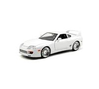 Scale Diecast Model Car 1 24 For Supra 1995 Alloy Car Diecast Model Miniature Scale Model Car Toy Ornaments Metals Car Model(White)