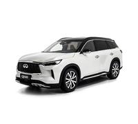 Scale Diecast Model Car 1 64 Scale Infiniti QX60 2022 Car Model Die-cast Simulation Vehicle Model Gift Metals Car Model(White)