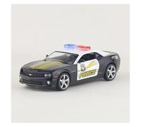 Scale Diecast Model Car Diecast Model 1 36 For Chevrolet Camaro Police Pull Back Car Collectible Boys Gift Metals Car Model