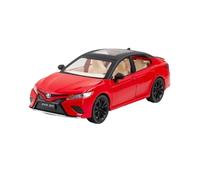 Scale Diecast Model Car Diecast Model Car 1 24 For Toyota Camry Car Pull Back Sound And Light Door Open Boy Toy Metals Car Model(White)