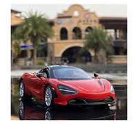 Scale Diecast Model Diecast 1 32 For Mclaren 720S Sound And Light Pull Back Model Cars Alloy Model Display Adult Collection Pre-Built Model Motor Vehicles(Red)
