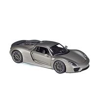 Scale Diecast Model For Porsche 964 918 sports car simulation pressed alloy can open the door scale car model 1 18 Pre-Built Model Motor Vehicles(2)